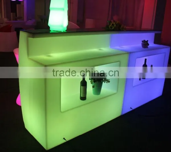 Commercial Modern Wine Mini Lighted Led Bar Counter for Sale photo-5