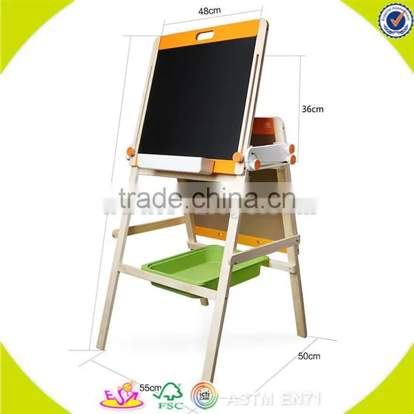 Wholesale High Quality Wooden Small Blackboard Fashion Kids Wooden Small Blackboard W12B058 photo-5