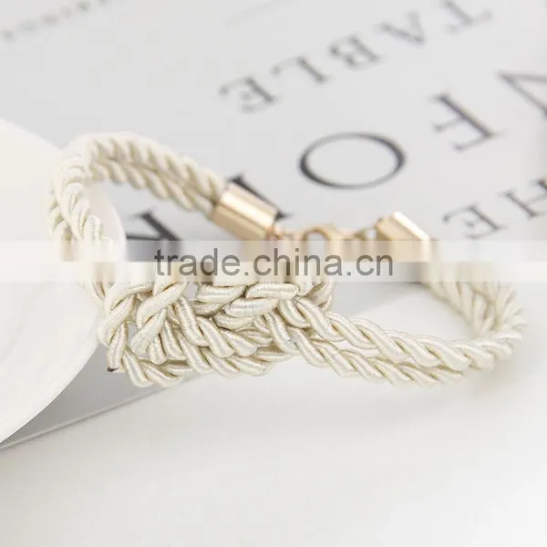 Handmade Infinity Knot Bracelet Nautical Bracelet Rope Bracelet photo-4