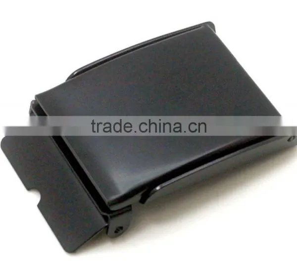 High Quality 1-1/2" Flip Top Garment Cloth Metal Stamping Steel Military Buckle Electro Black, Witth Tip photo-5