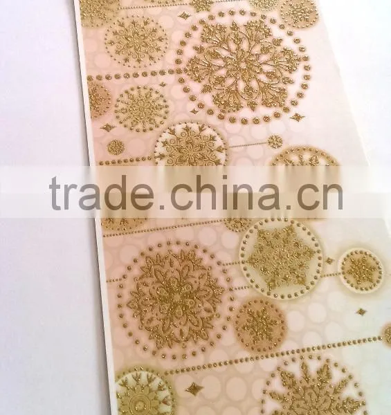 Window Decoration Vinyl Sticker, Gold Color Way Decoration Window Sticker Home Decoration photo-3