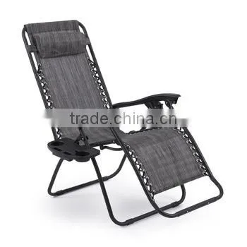 Folding Logunge Zero Gravity Chair With Plastic Cup photo-5