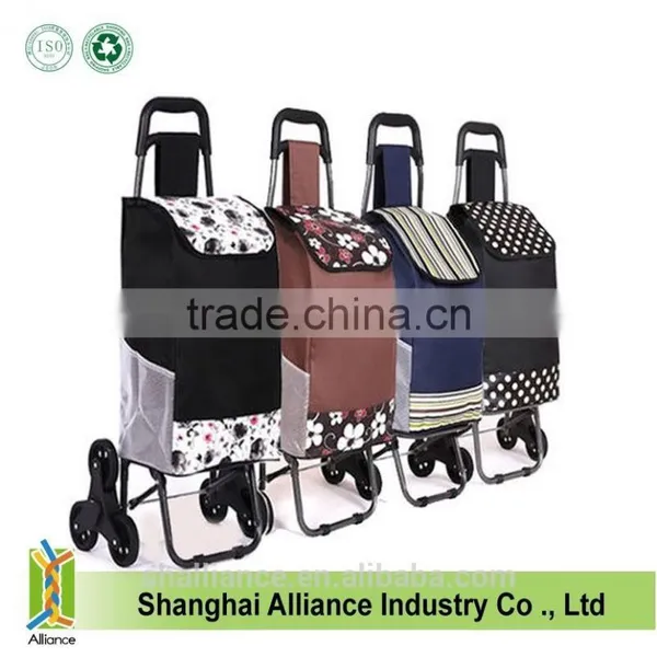 600D Polyester Shopping Trolley Bag,Easy Foldable Shopping Cart photo-3
