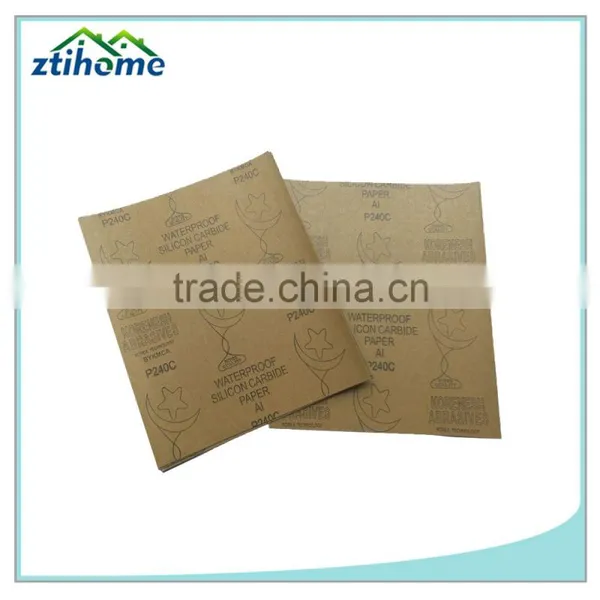 Moon Star Black High Quality Silicon Carbide Waterproof Abrasvie Paper photo-3