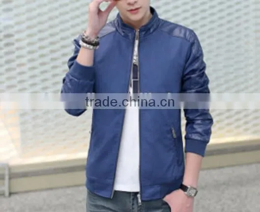 Custom Mens Plain Sports Varsity Jacket Cotton Material Jacket Wholesale