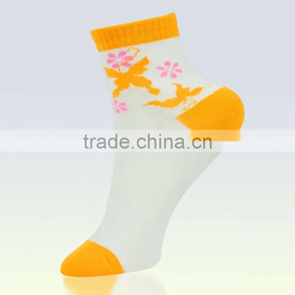 Colorful Flower Women Cotton Socks photo-2
