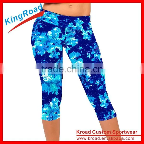 Factory Custom Women New Design Yoga Pants and Fitness Capri Leggings photo-4