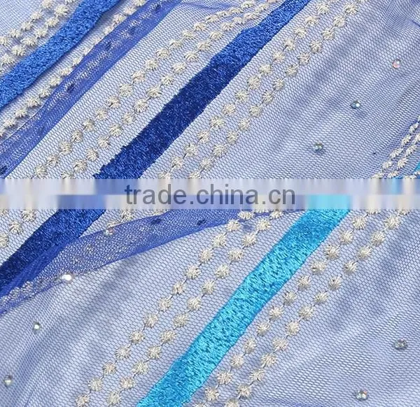 Hottest Latest African Lace Fabric 2016 Many Colors Malaysia Lace Embroidery Fabric photo-4