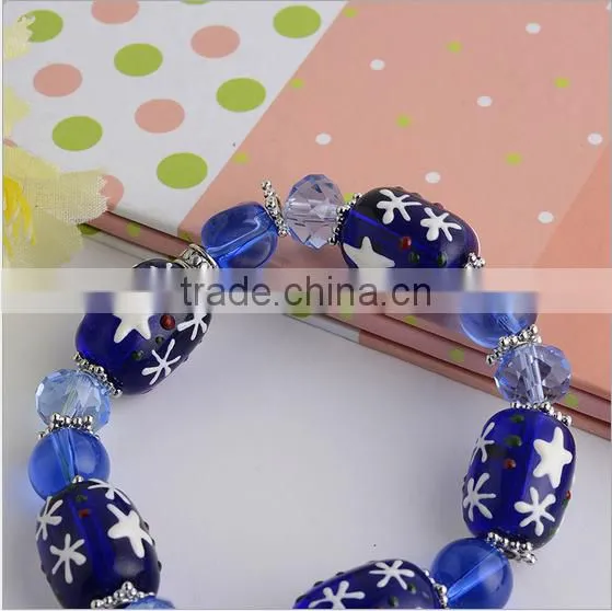 Handmade Small Cooper Beads Wraps Leather Bracelets Mens Halloween Metal Beads Leather Braid Bracelets for 2016 Promotional Gift photo-2