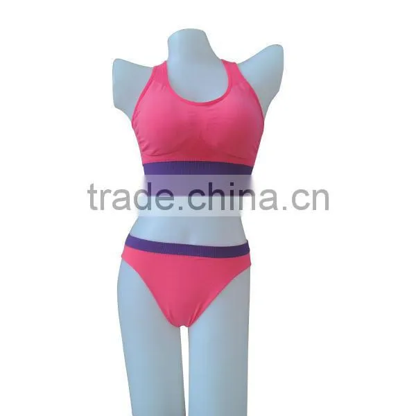 Nice Quality New Style Seamless Woman Underwear Ladies Sport Bra & Bikini photo-2