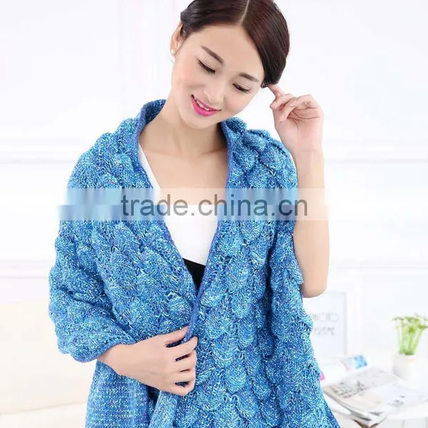 SHIJ MERMAID TAIL BLANKET CROCHET photo-5