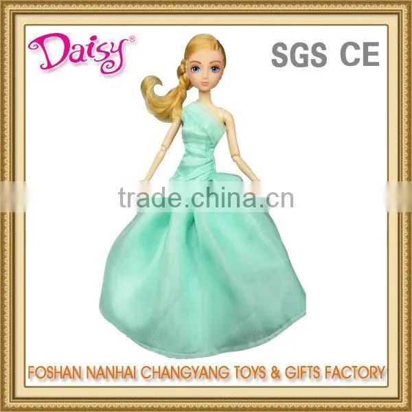 Princess Custume Style Evening Dress for 12 Inch Doll photo-2