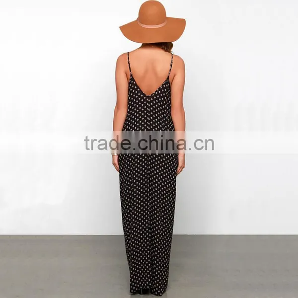 2016 Hot Sale Black Slip Dresses photo-3