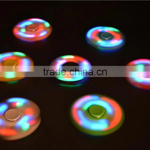 No.1 Sales!!! LED Light Flash New Design Aliminum Alloy Fidget Led Hand Spinner photo-4