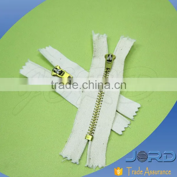 Hight Quality Metal Zipper for Gold Zipper Drop Copper Zipper