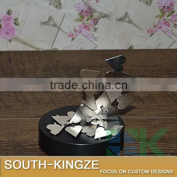 Interesting Funny Kindergarten Kids Metal Craft Intelligence Toy Magnetic Metal Base photo-2