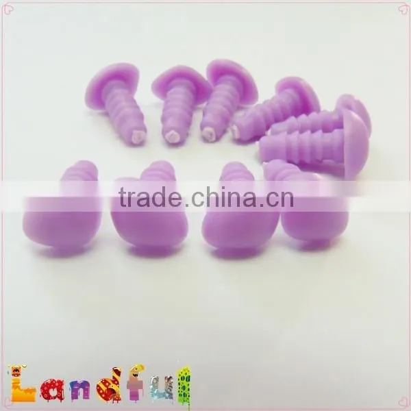 10mm Lavender Plastic Nose Triangle Nose Plush Stuffed Toy Nose photo-3