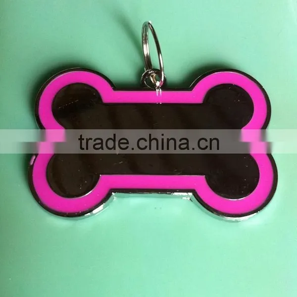 Personalized Engraved Designers Outline Bone Pet ID Tag Dog Tag Cat Tag photo-3