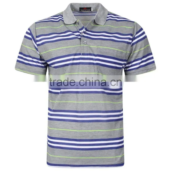 Customized Short Sleeve Man Polo T-shirt photo-6