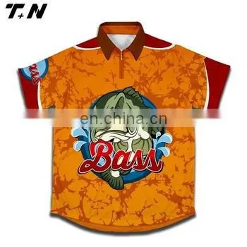Custom Sublimated Short Sleeve Fishing Shirts photo-3