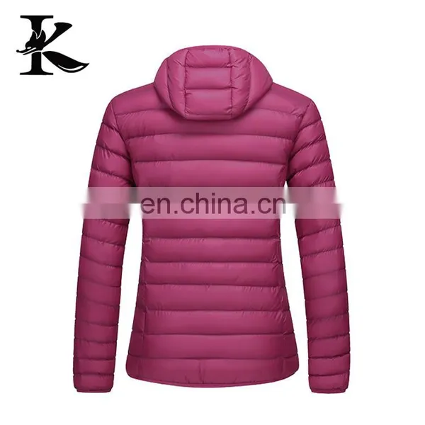 Detachable Hood Down Jacket Cotton Padding Coat for Women photo-6