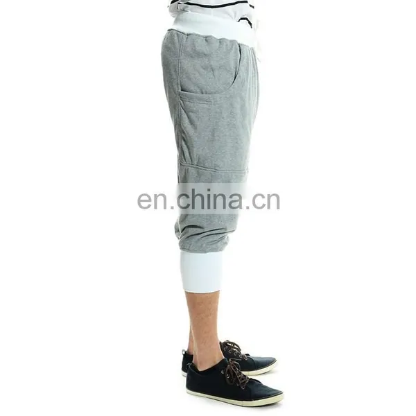 Custom French Terry Drop Crotch Pants Wholesale photo-2