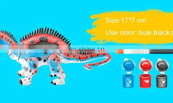 Kids Mini Painting Dinosaur Figure New Toy Preschool Educational Toys photo-2