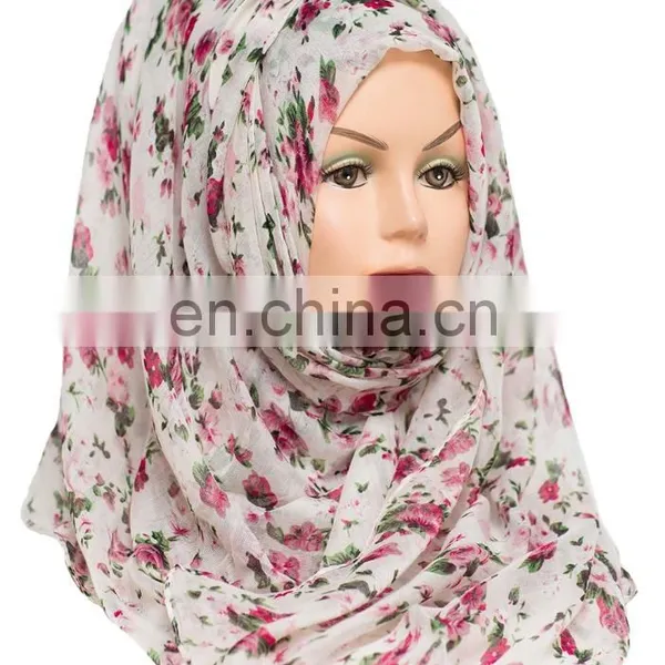Scarf Women Hijab New Fabric Print Wholesale Price photo-5