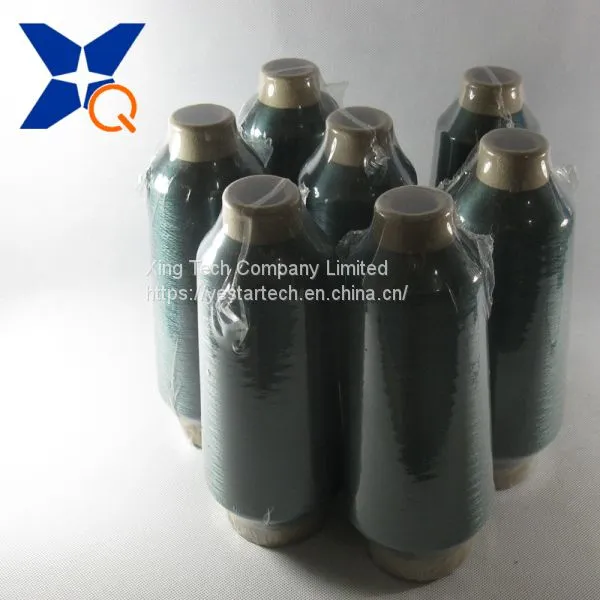 Copper Plated CuS Acrylic Conductive Filaments 150D/60F or 150D/80F Yarn for Anti Bacteria Socks/beddings-XT11322 photo-2