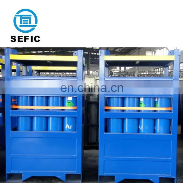 SEFIC Brand Offshore Platform Industrial Gas Cylinder Rack for Oxygen Argon Nitrogen Cylinder