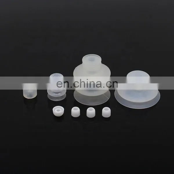 Double-layer Silicone Vacuum Suction Cup Rubber Silicone Suckers photo-4