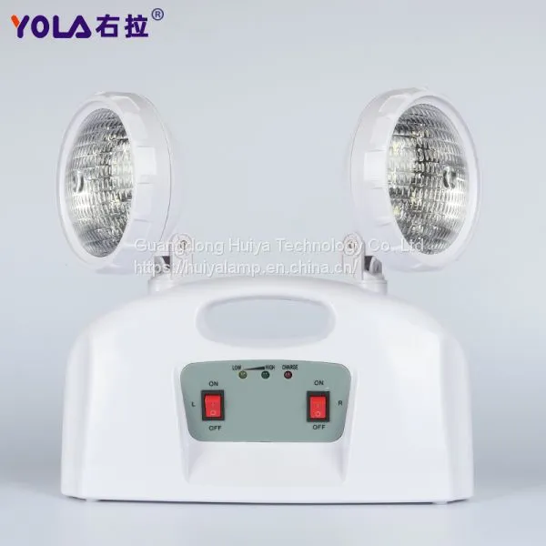 NI-CD Battery Double Head Led Emergency Light Rechargeable Light photo-2