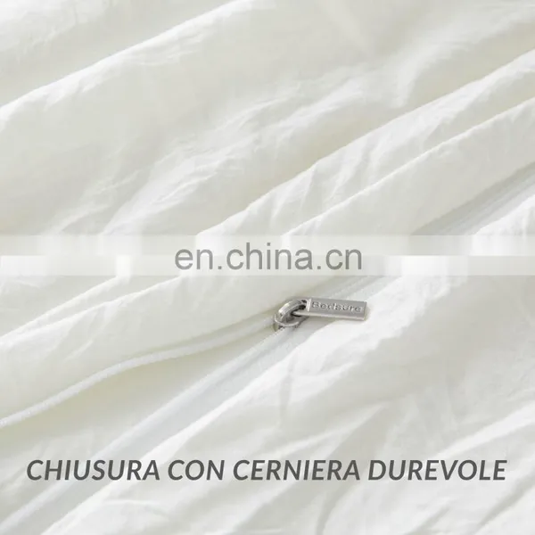 Soft King Twin Microfiber Washed Machine Bedding Duvet Cover Set photo-7
