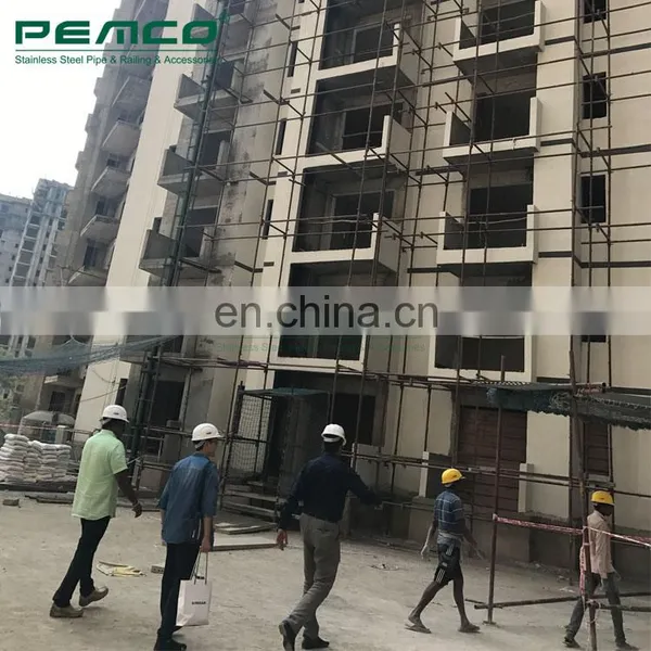 Balustrade Factory Stainless Steel Terrace Railing Glass Balustrade Inox Balcony Railing photo-3