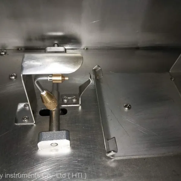 45 Degree Automatic Flammability Tester Fabric Burning Test Meet ASTMD1230 photo-4