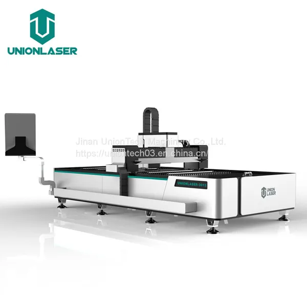 China Jinan UnionLaser Cutting Machine 1000w Price/CNC Fiber Cutter Sheet Metal photo-2