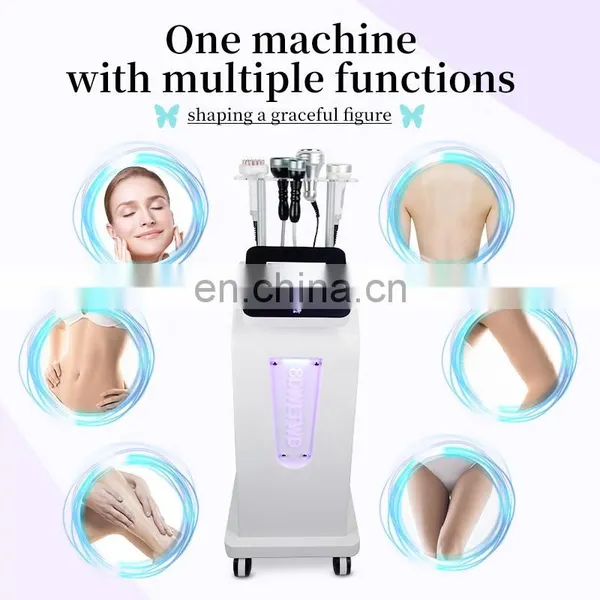 Factory Price RF Vacuum 80K Ultrasound Cavitation Therapy 8D Carving Slimming Machine 5D Weight Loss BIO Massage Body Detox photo-4
