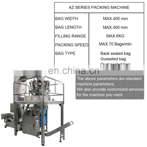 Foshan Factory Vffs Multihead Weigher Automatic Cracker Packing Machine photo-3
