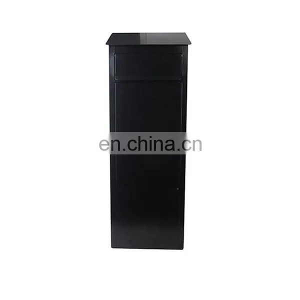 Custom Intelligent Integrated Metal Black Wall Mount Parcel Letter Mailing Mail Post Packaging Large Drop Box photo-5