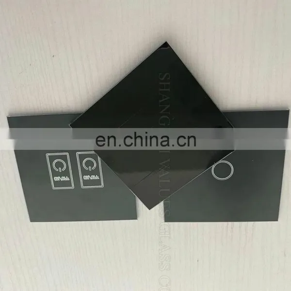 Flat Screen Printed Decorative Glass Acid Etched and Printed Glass Panels photo-4