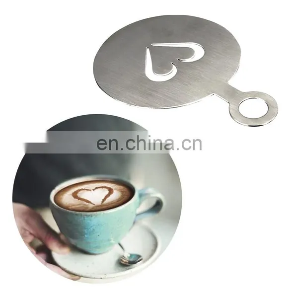 2021 Trending Selling Products Barista Stencil Stainless Steel 6 Pcs Set in Good Price From Indian Manufacture Seller photo-5
