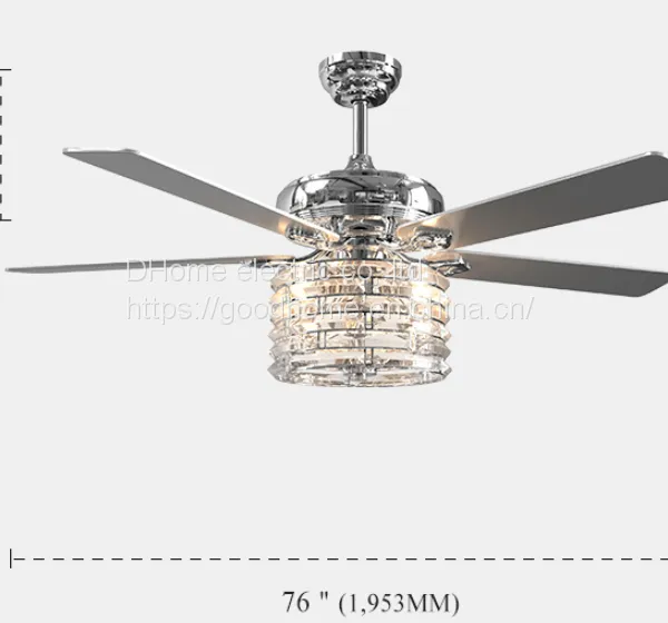 52 Inch Crystal Fan Light（Wechat:13510231336） photo-3