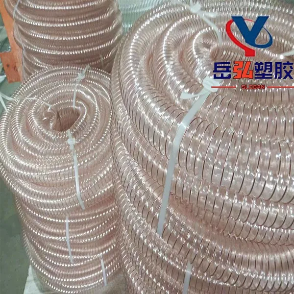 High Temperature Vacuum Hose HoseIndustrial Ventilation Telescopic pu Steel Wire Soft Air Duct Polyurethane Ventilation Pipe photo-4