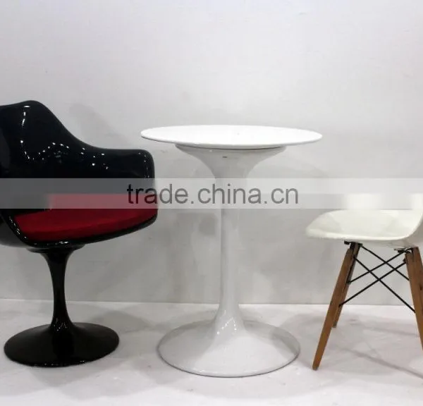 Cafe Replica Classic Tulip Armchair Fiberglass Chair Designed by Eero Saarinen photo-6