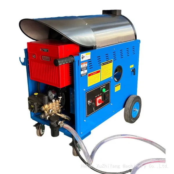 Gasoline Petrol Drive Hot Water Jet High Pressure Cleaner Oil Industry Cleaning Hot Water Cleaner photo-3