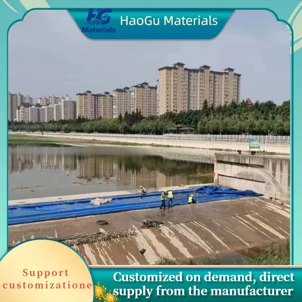 Inflatable Water Barrier (Rubber Material) Flexible Rubber Dam Hydraulic Rubber Dam Water-Inflatable Rubber Dam