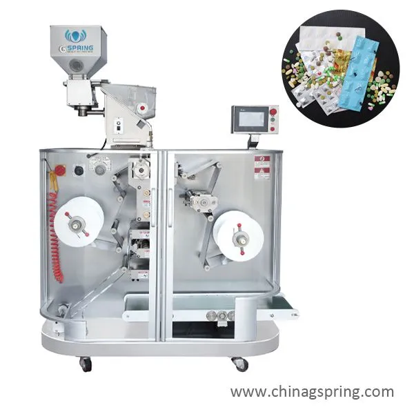 Strip Packing Machine for Tablet Capsule Alu-Alu / Alu-PVC Packaging