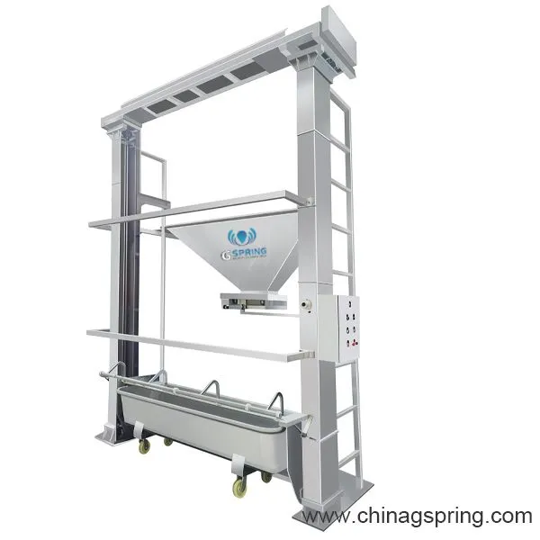 Industrial Dough Lifting Machine for Breadcrumb Production Line Automatic Dough Elevator