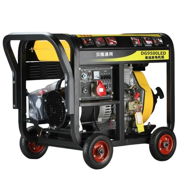 6.5KW Three Phase 380V Open Frame Diesel Generator | 195F Engine | 100% Copper Alternator photo-2