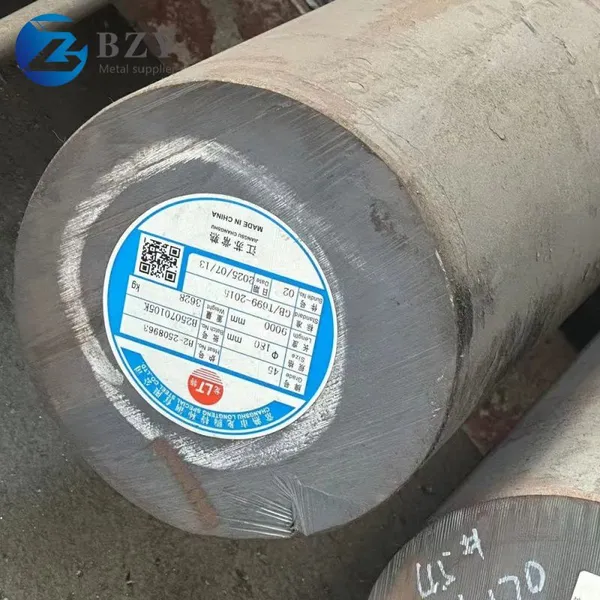 Q195 Q235 10# 20# 35# 45# Q215 Q345 12Cr1Mov 15CrMo 304 316 Carbon Steel Bar Used To Make Various Bearing Rings photo-5